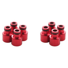 8 STÜCKE Kraftstoff Einspritz Düse Adapter Hut Kraftstoff Düse Abstandshalter Extender Auto Top Deckel ZubehöR für B16 B18 D16Z D16Y