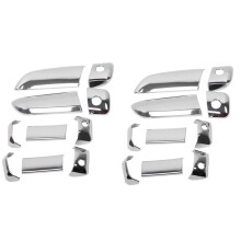 2X Manija de Galvanoplastia de ABS, Cubierta de Decoración de Manija de la Puerta para Hiace / HIAce 2005-2015 2005-2015