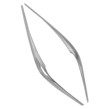 Pour Cx-5 Cx5 CX-8 2017-2019 2020 2021 Couverture de Sourcil de Phare de Voiture en Fibre de Carbone, Argent