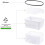 4-Pack Large Fruit Containers for Fridge - Leakproof Storage with Colander for Produce 9
