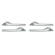 4x for 2020 2021 Chrome Upper Front Center Grille Grill Moulding Strips Cover Trim Car Styling