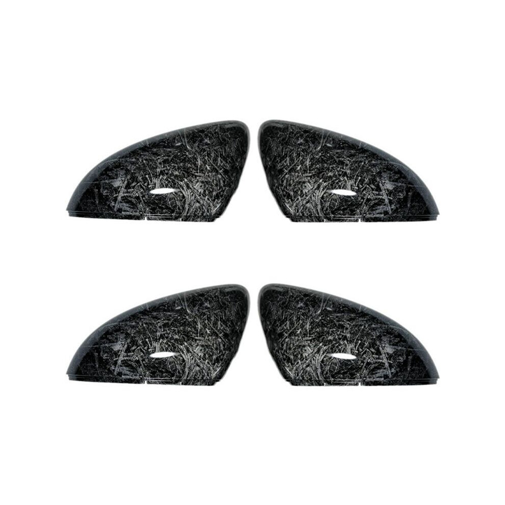4X Car Forged Carbon Pattern Side Wing Mirror Cover For 7 Mk7 7.5 Gtd R Gte Vii Cap E- Sportsvan 2013-2019 4711253230033
