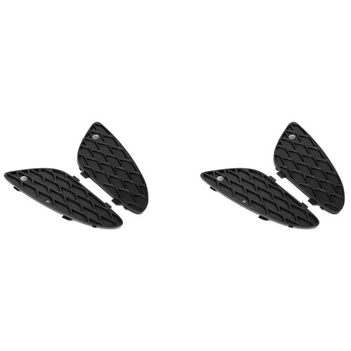 4x Front Left and Right Bumper Grille Insert Mesh Cover for - E-Class W211 E320 E350 E500 2003-2006