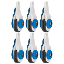 6X Planer Board Gepolsterter Release Clip Downrigger Angelschnur Release Snap Stacker Trolling Release Clips 6,2 x 1,9 x 2,6 cm