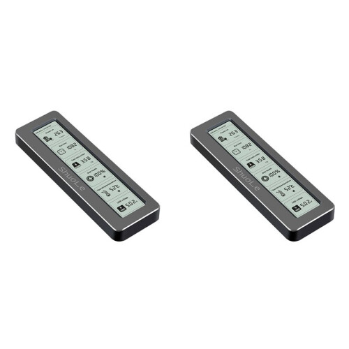 2X SHuoLe M. 2 NVME/NGFF Dual Protocol SSD Enclosure with Display Screen Intelligent Digital Type-C 3.2 10Gbps