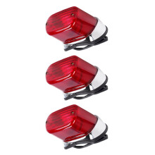 3X Motorcycle Tail Brake Light ABS Red Motorbike Rear Indicator Stop Lamp for Virago XV250 XV400