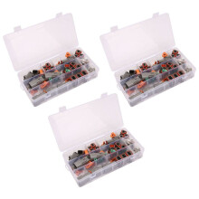 Kit de Conector de Cable Impermeable de la Serie Deutsch DT de 420 Uds DT06-2 / 3/4 / 6S DT04-2 / 3/4 / 6P Enchufe Sellado Automotriz Con Caja de