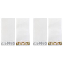200Pcs Disposable Hand Towels Paper Napkin Bathroom Weddings Party Hotel Napkins Paper Soft and Absorbent Airlaid Paper