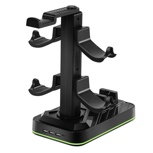 Suitable for  Series S Game Controller Charging Base Headphone Storage Bracket Handle Charging Bracket RGB Light