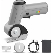 4V Sladdlös Elektrisk Sax, Maxklippning 1/4" för Kartong/Tunn Matta/Plast, Inkluderar Förvaringsfodral och USB-Kabel