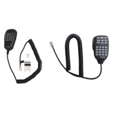 2 Pcs Microphone : 1 Pcs HM-133 Mic Speaker Handheld Shoulder Mic for  Radio IC-207H IC-880H & 1 Pcs DTMF MH-48A6J Hand Mic Microphone RJ-45 Plug