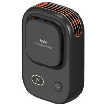 Portable Waist Clip Fan Wearable Belt Fan 2000mAh Battery Powered Rechargeable Body Fan for Outdoor Works Farm Hiking,B
