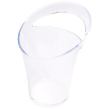 Cubo de Hielo de Plástico Transparente para Bar, Enfriador de Cerveza, Vino y Champán para el Hogar, Cocina, Bebidas, Contenedor de Enfriamiento