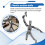 Robot Action Figure, 3D Printed with Full Articulation for Stop Motion Animation Gray 2