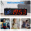 Workout Clock with Battery, Portable  Gym Timer with Built-in Magnet for Home Gym, Programmable Countdown/ Timer 5