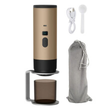 Machine à Café Portable D'Extérieur, Machine à Expresso Portable Sans Fil, Petite Machine à Café Portable pour la Maison