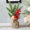 Mini Red Berry Christmas Tree – Plastic Tabletop Decor 2