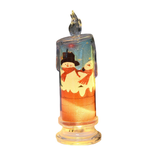 Velas de Natal LED com efeito de chama realista