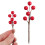Bacche di agrifoglio artificiali rosse, 360 pezzi su 60 steli 2