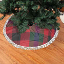 Weihnachtsbaumrock mit Fransen und Spitze, 76 cm (30 Zoll)