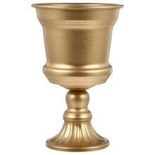 Vaso de ferro para flores artificiais ou naturais – Pacote com 2 unidades