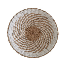 Böhmischer Strohwandbehang, handgewebt, 25 cm