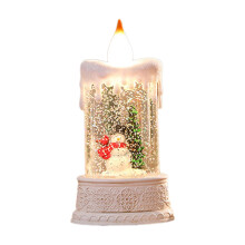 LED-Weihnachtskerze (flammenlos), 16 cm, batteriebetrieben
