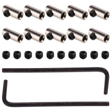Pinion Reducer Hyls Adapter 3,175 mm Till 5 mm Motoraxel Pinion Adapter /W Skiftskruv för RC Båtbil 10ST