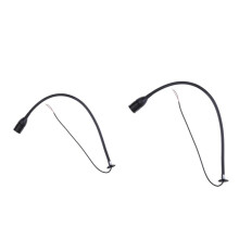 Lampe de lecture LED 3 W avec col de cygne, noire, lot de 2