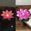 Lanternas flutuantes de lótus com 6 LEDs para piscinas e jardins. 1