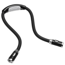 Lampe de lecture LED flexible avec tuyau métallique flexible