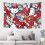 Σετ ταπισερί Hello Kitty – Ροζ καρτούν κρεμαστό τοίχου, 1