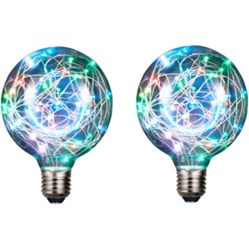 Λάμπα LED LINLIN Edison E27 220V3W με χάλκινο σύρμα, συσκευασία 2 τεμαχίων