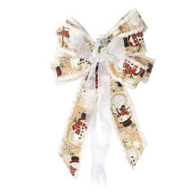 Velvet Christmas Bow Topper – Red, Khaki or Silver