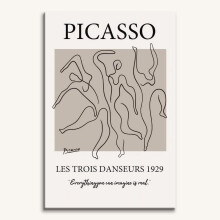 Prionta Ealaíne Canbháis Pablo Picasso 12x18 orlach Gan Fráma