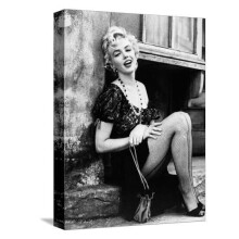 Marilyn Monroe Bushaltestellen-Leinwanddruck