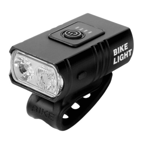Rechargeable LED Bicycle Headlight - Waterproof, Multiple Modes, USB Charging