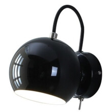 Cream Wind Wall Lamp with LED Minimalist Iron Art Rotatable Wall Sconces Bedroom Living Room Study Balcony Black