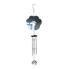 Windspiel für den Außenbereich mit 4 Aluminiumrohren, 52 x 15 cm
