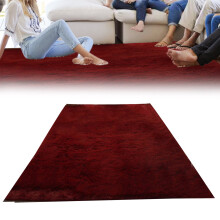 Alfombra de poliéster con estampado tie-dye – Suave, antideslizante, rectangular