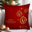 Kerstkussensloop 45x45cm Rood Polyester 1