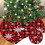 Weihnachtsbaumdecke mit Weihnachtsmannmotiv, Polyester, 92 cm 1