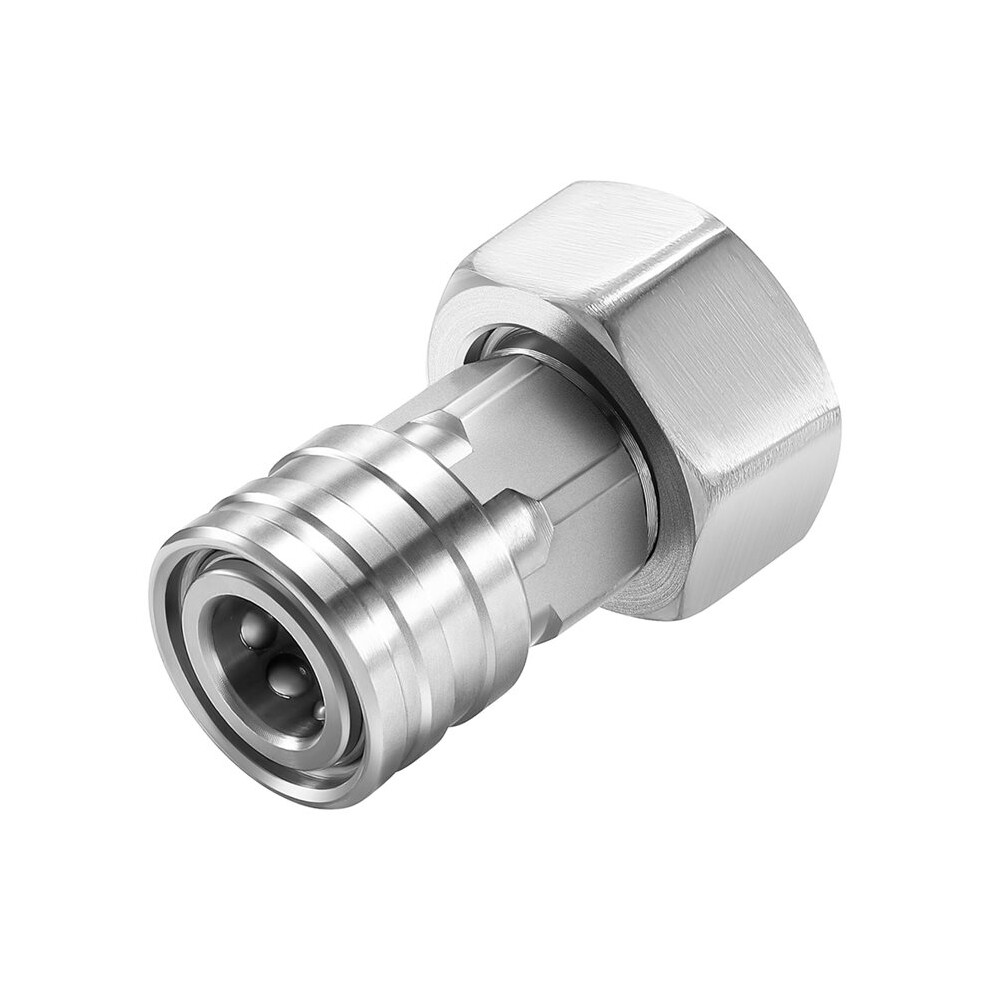 Garden Hose To Pressure Washer Adapter, 3/4" Ght To 1/4" Quick Connect Stainless Steel Fitting 4714038635504