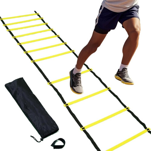 20ft Adjustable Agility Ladder with Carry Bag - Optimal Training Gear for Enhanced Athletic Performance