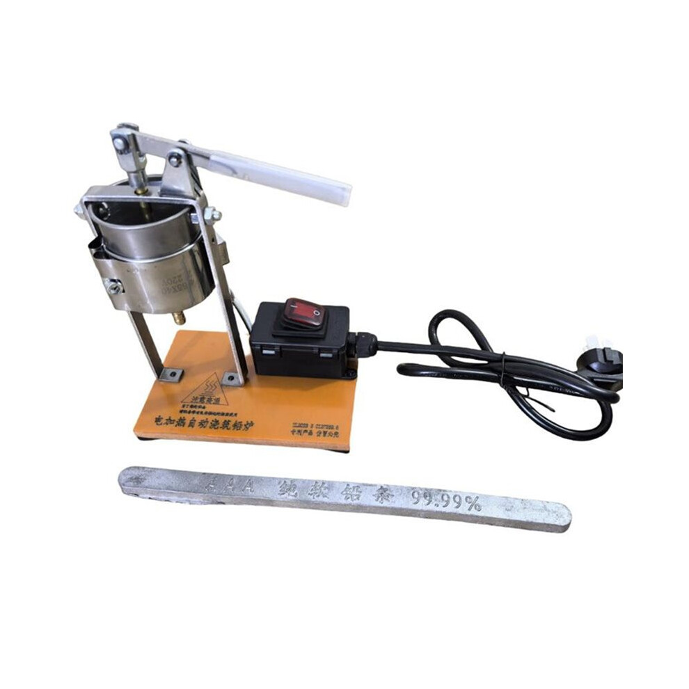 Casting Lead Furnace, Lure Sinker Mold Automatic Feeding Tin Furnace, Lever-Type Lead Furnace 6033546746563