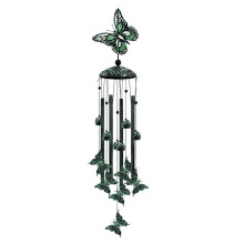Vlinderwindgong met aluminium buizen, 84 cm