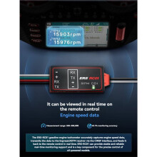 ERS-RC01 CDI Gas Engine Tachometer Real- Monitor Engine RPM Data for ExpressLRS PWM Receiver