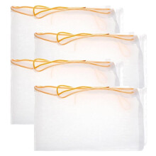 4-Pack Ultra-Fine Nylon Cheesecloth Bags for Honey Straining, Reusable & Washable Fits 5 Gallon Bucket