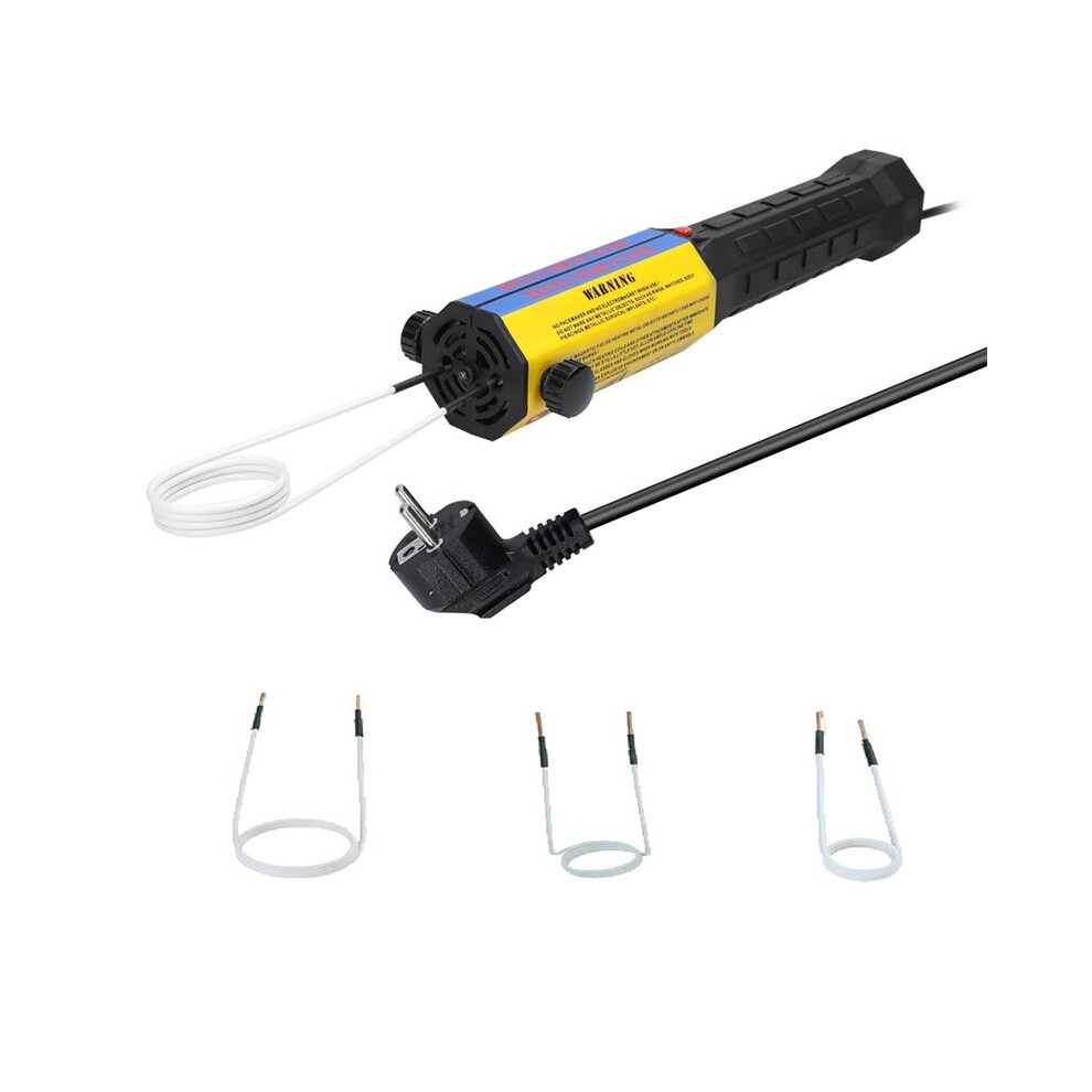 Magnetic Induction Heater 1000W Portable Flameless Induction Heater Machine 3 Coils Car Repair Tool Heater Kit Eu Plug 6032483770143