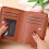 Stylish Short Wallet Practical PU Leather Coin Purse-Blue 2
